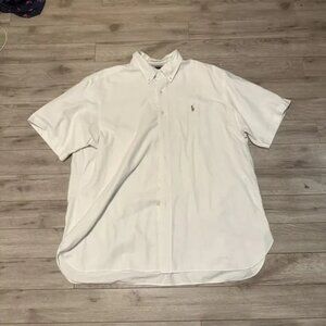 oversized polo ralph lauren button up short sleeve
